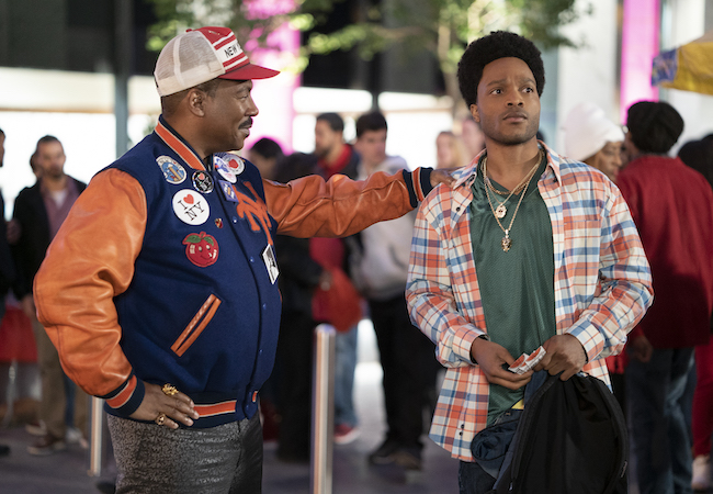 Eddie Murphy and Jermaine Fowler COMING 2 AMERICA Photo Courtesy of Amazon Studios